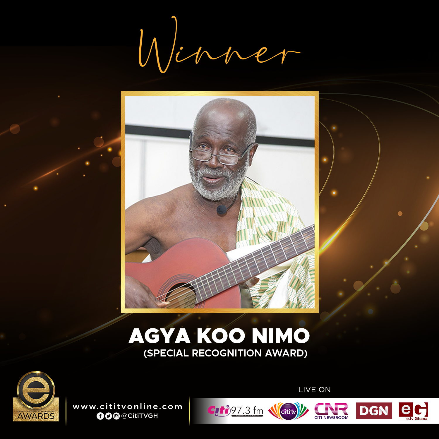 Winner – AGYA KOO NIMO
